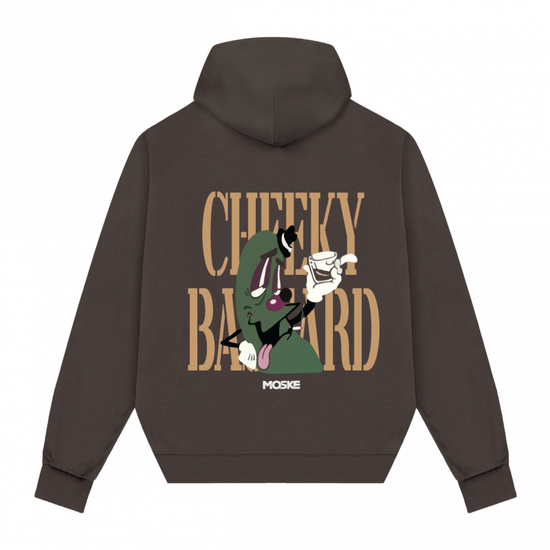 Hoodie moske brown