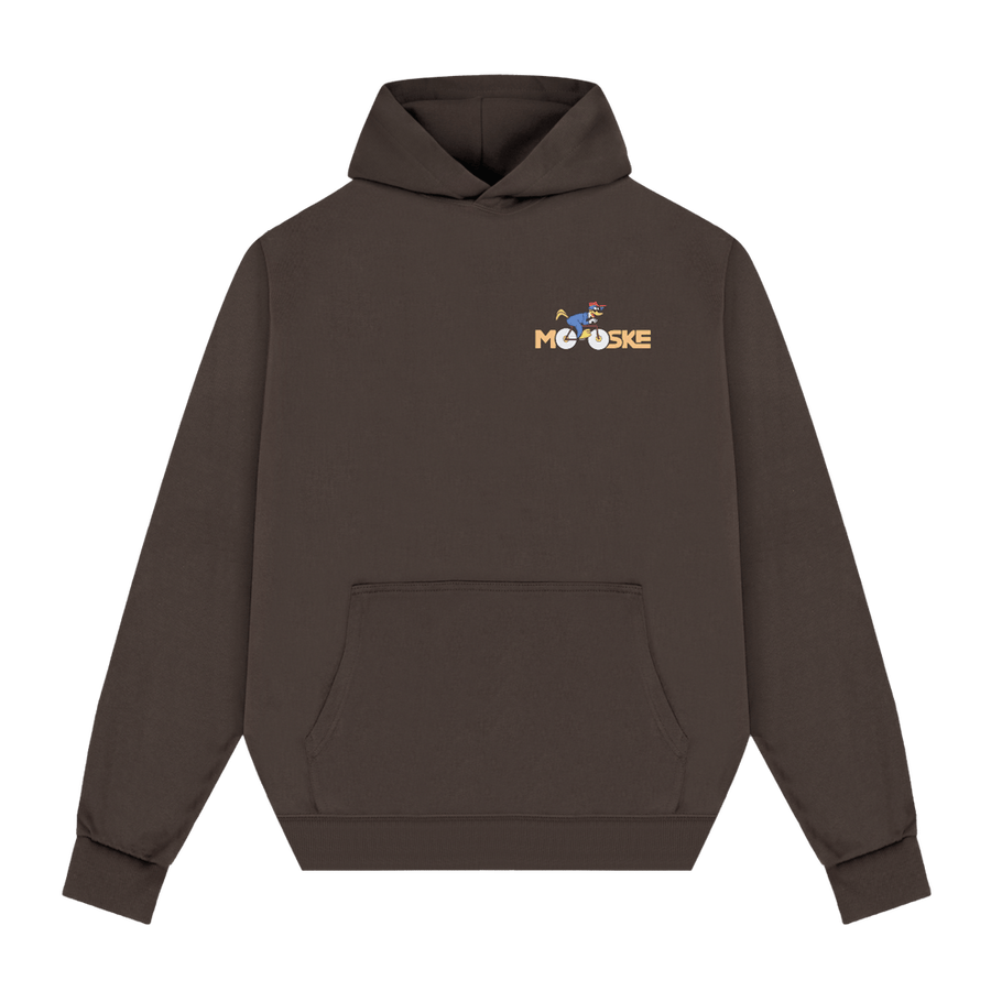 Hoodie moske brown